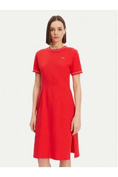 Lacoste Women's Casual Dress EF9988 Red
