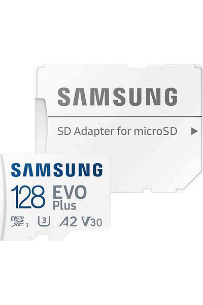Samsung Memory card Samsung Evo Plus microSD 128GB Class 10 UHS-I 130 MB/s SD adapter
