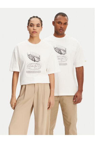 Puma Tricou unisex 630092 Alb