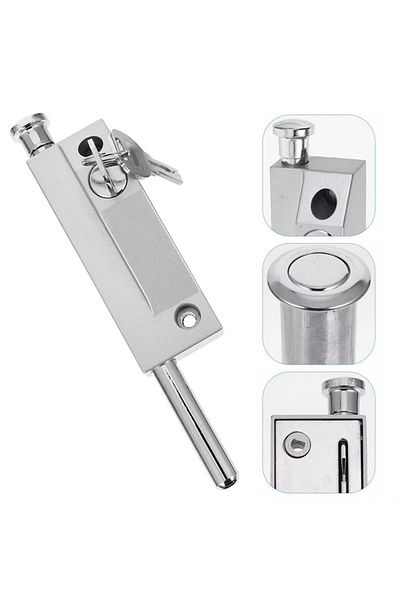 Lucest New Dr Window - Sliding Door Steel Lock with Key (Security Lock) (4172) Campaign