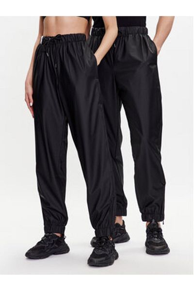 Rains Unisex Fabric Trousers 18560 Black