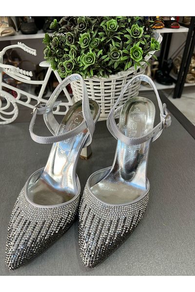 JENA 7.5 cm Thick Galler Heel Ebruli Color Transition Very Stylish-Very Stylish Evening Dress Shoes
