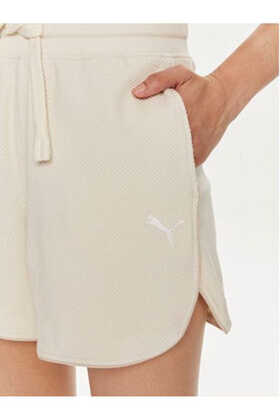 Puma Pantaloni scurți sport pentru femei 678701 Ecru