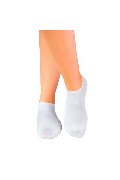 Pirin Hill White Mercerized Cotton Short Socks