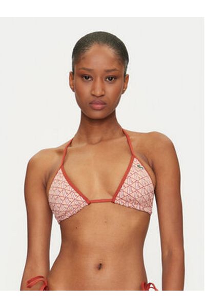 Lacoste Women's Bikini Top MF9588 Orange