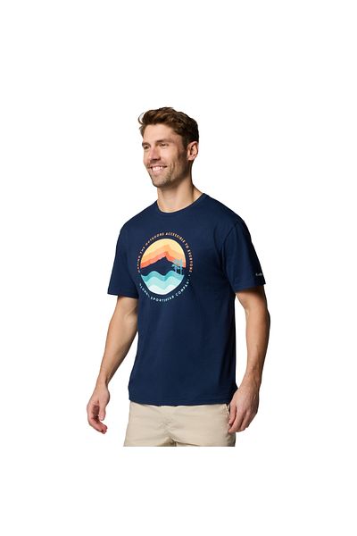 Columbia Tricou grafic Path Lake II, tricou bărbătesc