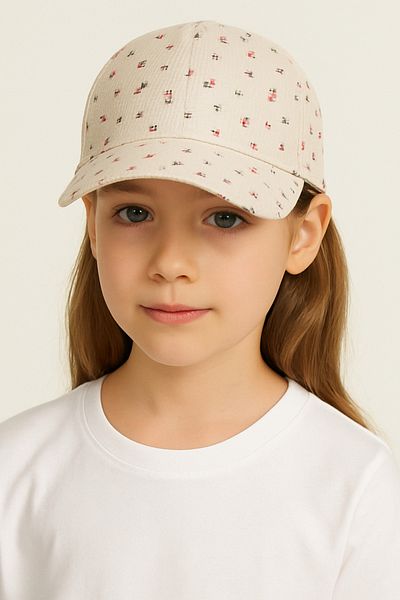 wakawakakidsstore Little Flower Patterned Baby Girl Hat