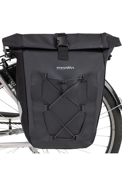 zagatto Trunk Bike Bag, Zagatto®, Black, 29L, Waterproof, Reflective, Shoulder Strap, ZG857