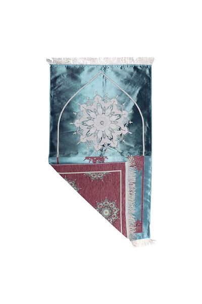 MANASEK Polyester Prayer Mat (68 X 116 Cm)
