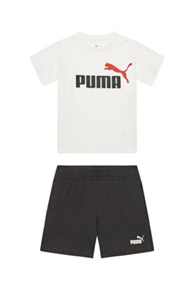 Puma Boy Set T-shirt and shorts 686298 White, Black