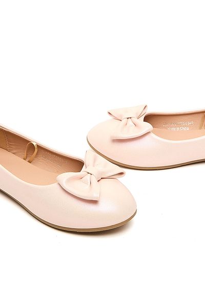 R&B Bow Detail Ballerinas