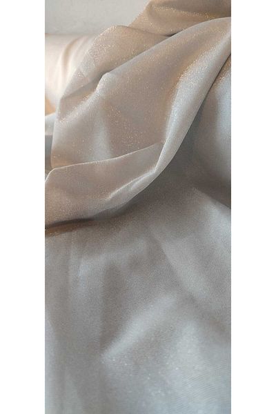 River Fabrics Glitter Knitted Shimmer Fabric Silver