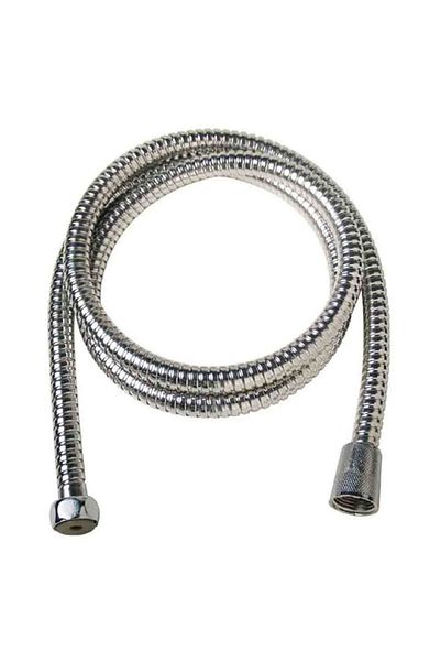 flores Metal shower hose, shiny chrome, 200 cm
