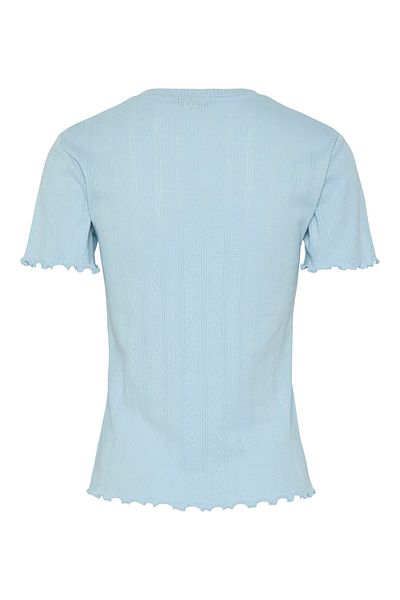 PIECES Tricou damă 17155480 albastru deschis