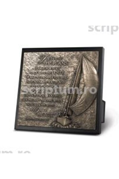 Editura Scriptum Placă de relief pentru călătoria cu barca cu pânze