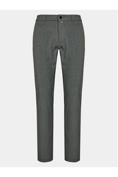 Pierre Cardin Men's Fabric Trousers 30100 1037 Black, Gray