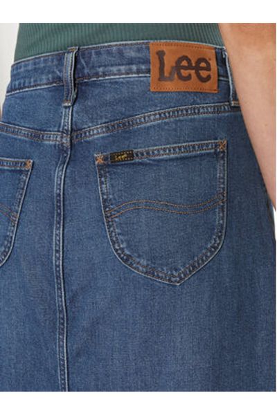 Lee Fustă din denim pentru femei 112349007 albastră