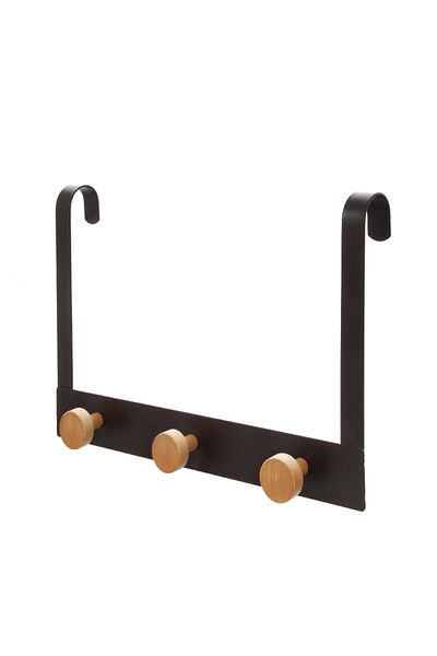 Feridras Suport triplu pentru calorifer, Feridras Haiti, 20cm, negru