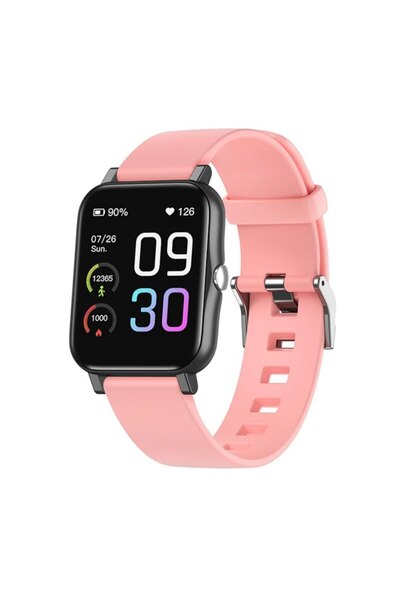 Starmaxx Ceas inteligent Starmax GTS2, roz, 43 mm, rezistent la apă IP68, monitor de fitness