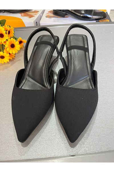 bitangosu 3cm Mini Goblet Heel Classic Pointed Toe 2025 Model Flat Shoes-Comfortable-Stylish