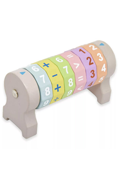 OEM Puzzle educativ pentru aritmetica, cilindru rotativ, 12 cm