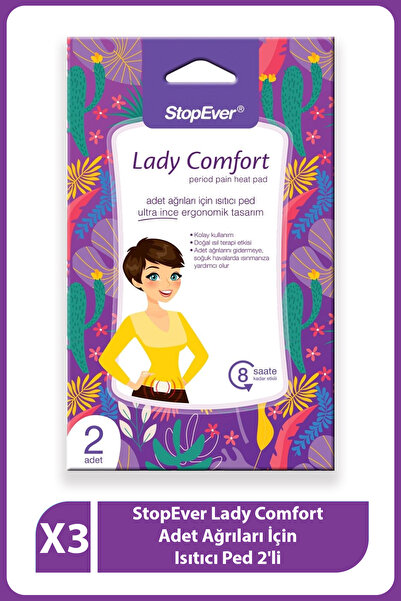 StopEver Lady Comfort Isıtıcı Ped X3