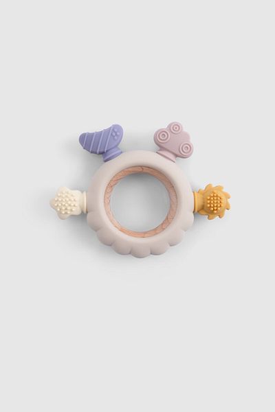 Little Gusto Silicone Wooden Teether