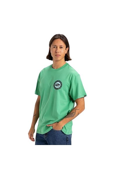 Quiksilver Circle Back Ανδρικό Πράσινο T-Shirt Ανδρικό T-shirt Eqyzt08054