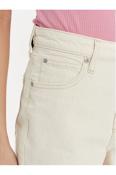 Lee Pantaloni scurți din denim pentru femei 112348984 Ecru