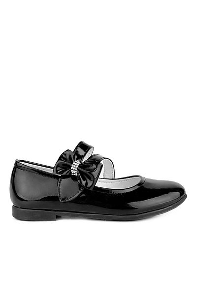 Cici Bebe Ayakkabı Balerini pentru fete din piele lacuita neagra