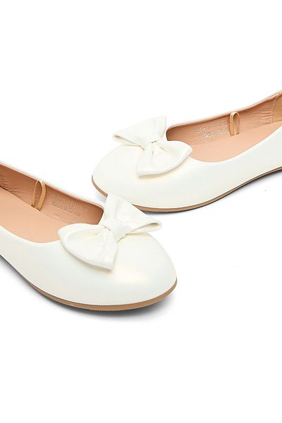 R&B Bow Detail Ballerinas
