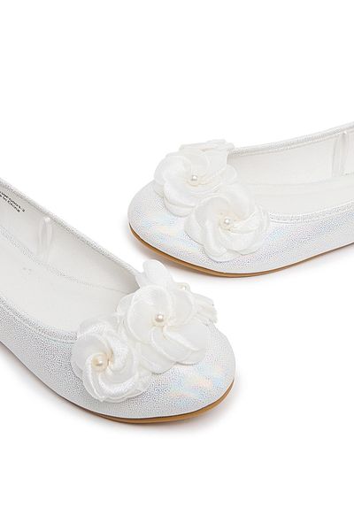 R&B Appliqued Ballerinas