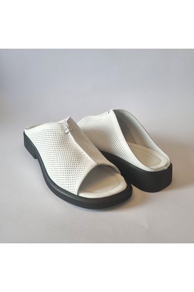 TwoEgoist Women's Genuine Leather Daily Summer Slippers