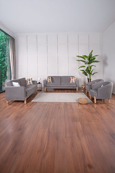 Kilim Mobilya Bohera Bohem Koltuk Takımı 3 3 1 1 Gri