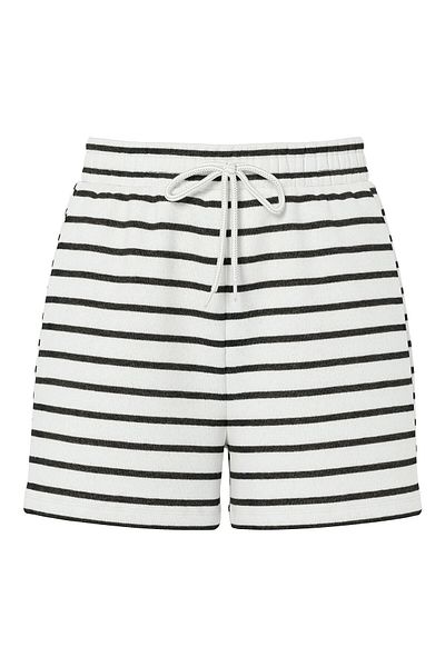 PIECES Pantaloni scurți sport pentru femei 17146889 albi