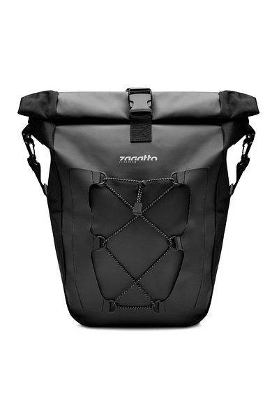zagatto Trunk Bike Bag, Zagatto®, Black, 29L, Waterproof, Reflective, Shoulder Strap, ZG857