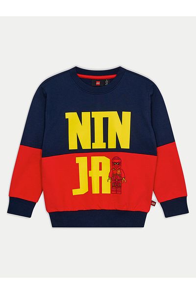 LEGO Boy Sweatshirt 12011421 Red, Navy