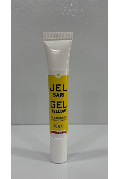 ŞEKER & SUGAR Şeker & Sugar SARI Jel Gıda Boyası (20gr)