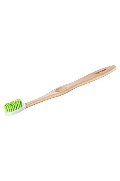 Trisa Natural Clean Soft Ecological Manual Toothbrush 679062 Wood / Nude