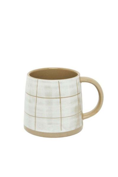 PRICKLY PEAR Nordic Checkered Mug