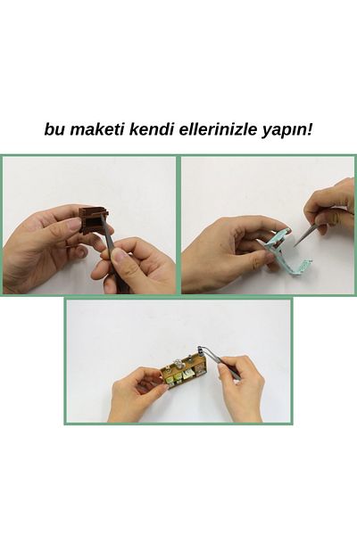 minyaturia DIY Miniature Cafe |   Miniature Model House |   DIY Hobby Set and Dust Protection Glass