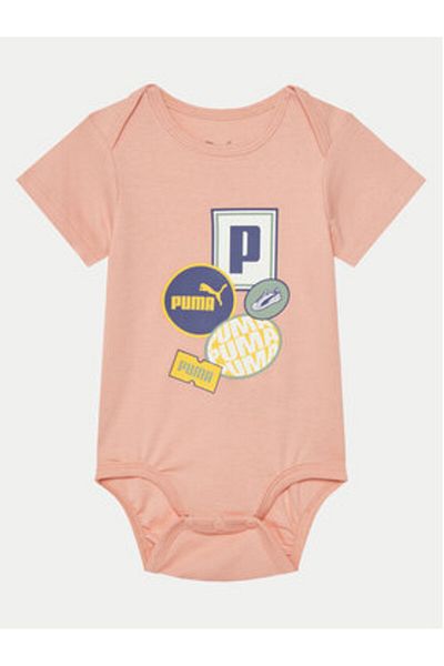 Puma Girl Set of 2 pairs of baby bodysuits 686290 Pink, Green