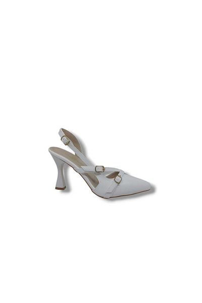 Zerhan 106 Women's White Heeled Shoes