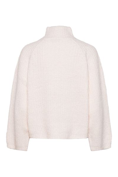 PIECES Women's Turtleneck 17128212 Ecru