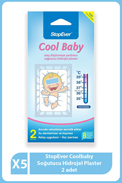 StopEver Cool Baby Ateş Düşürücü Bant X5
