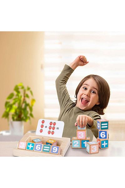 OEM Kit de matematica din lemn Joc de calcul, Montessori
