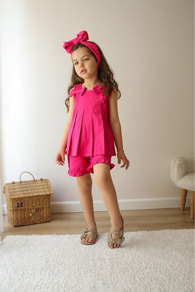 Elidabutik Pile Bow Detailed Suit