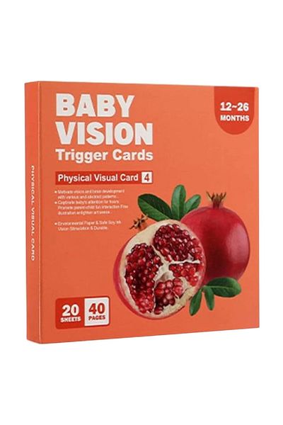 OEM Set of 20 cards for baby's visual stimulation, color images, 12-36 months