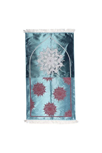 MANASEK Polyester Prayer Mat (68 X 116 Cm)