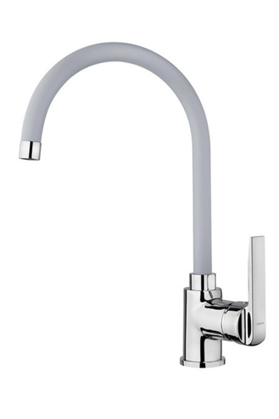 Teka In 995 Gray Ceramic Disc Cartridge Kitchen Faucet